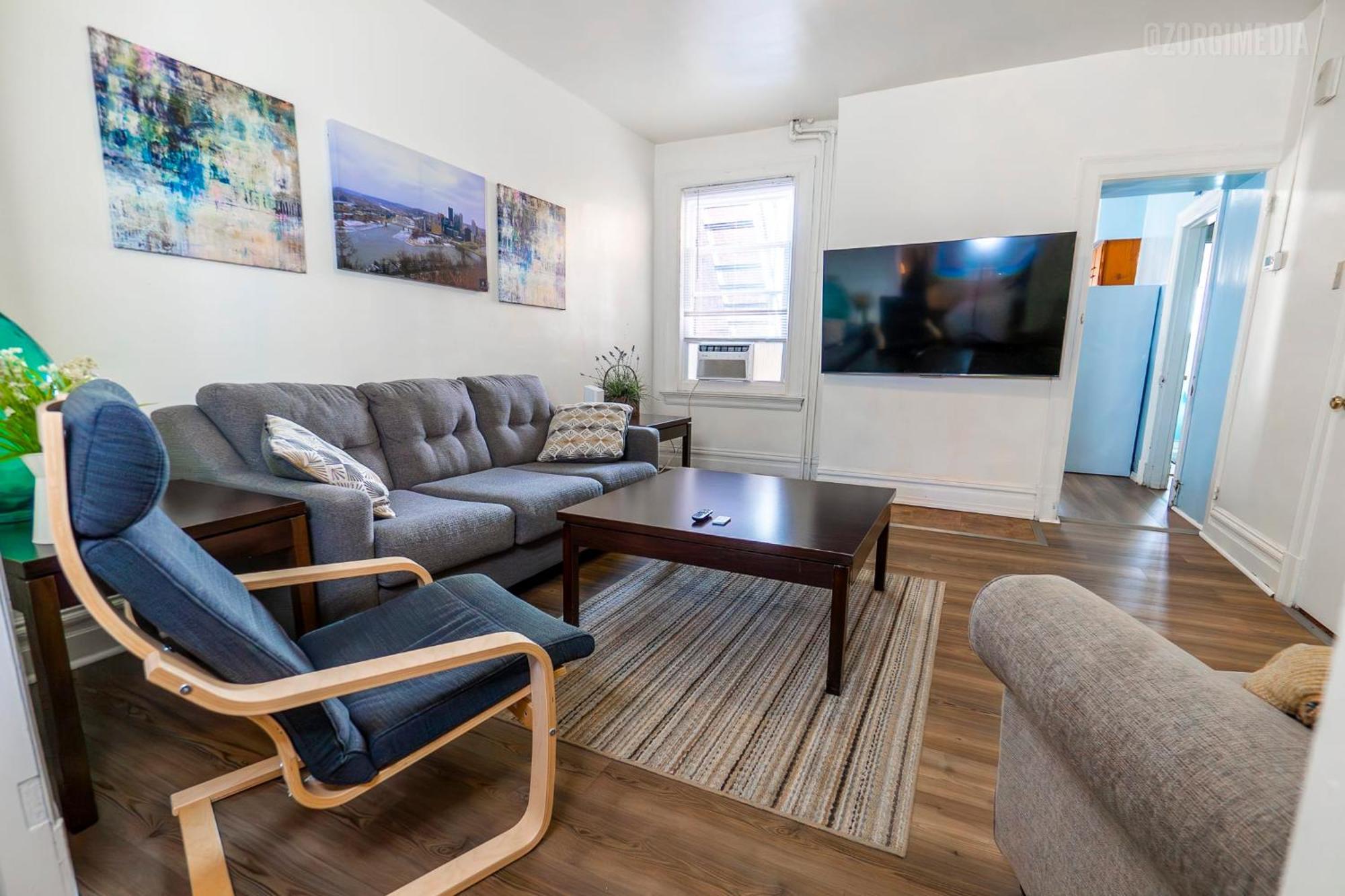 Apartment Stylish - 2 Queen Bed - Easy Hospital Access