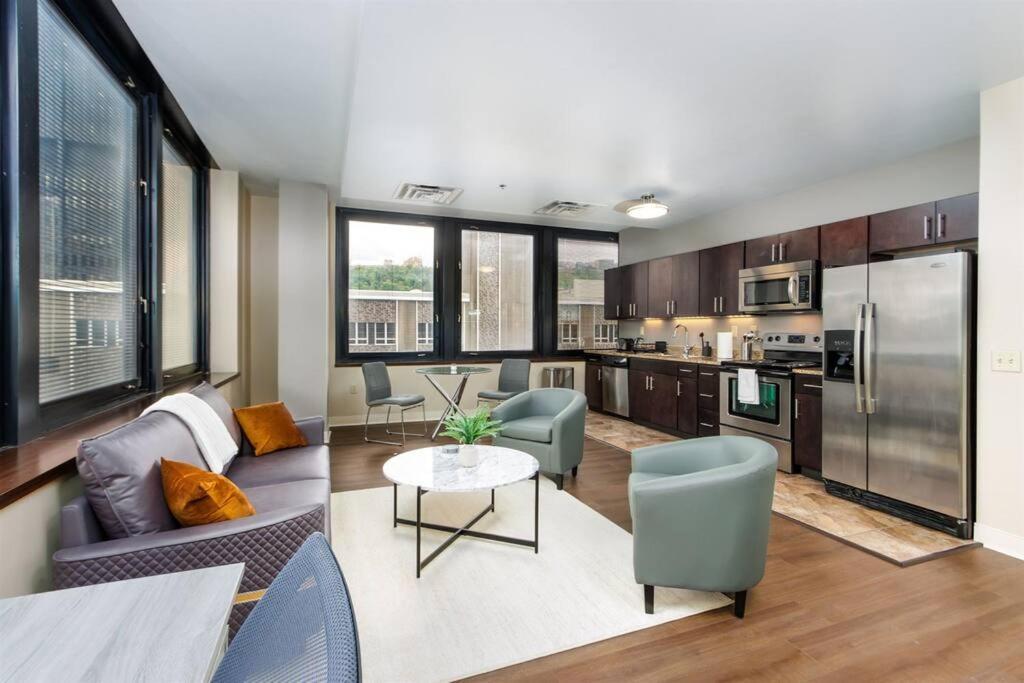 Apartment Lavish Views Prime Location 24-7 Parking Gym Lounge Pittsburgh