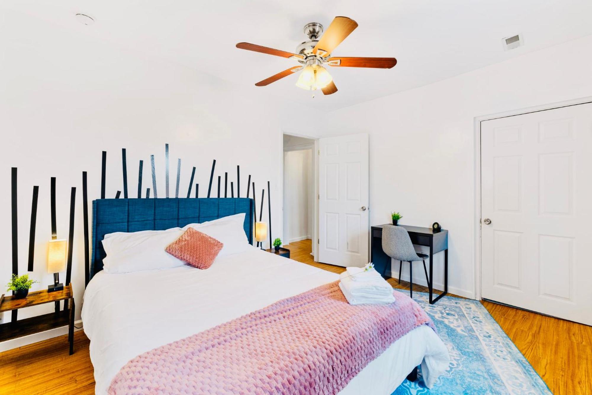 Casa de férias 5bdrm 10bd With King Bbq Patio 1 Min Walk Carson St *