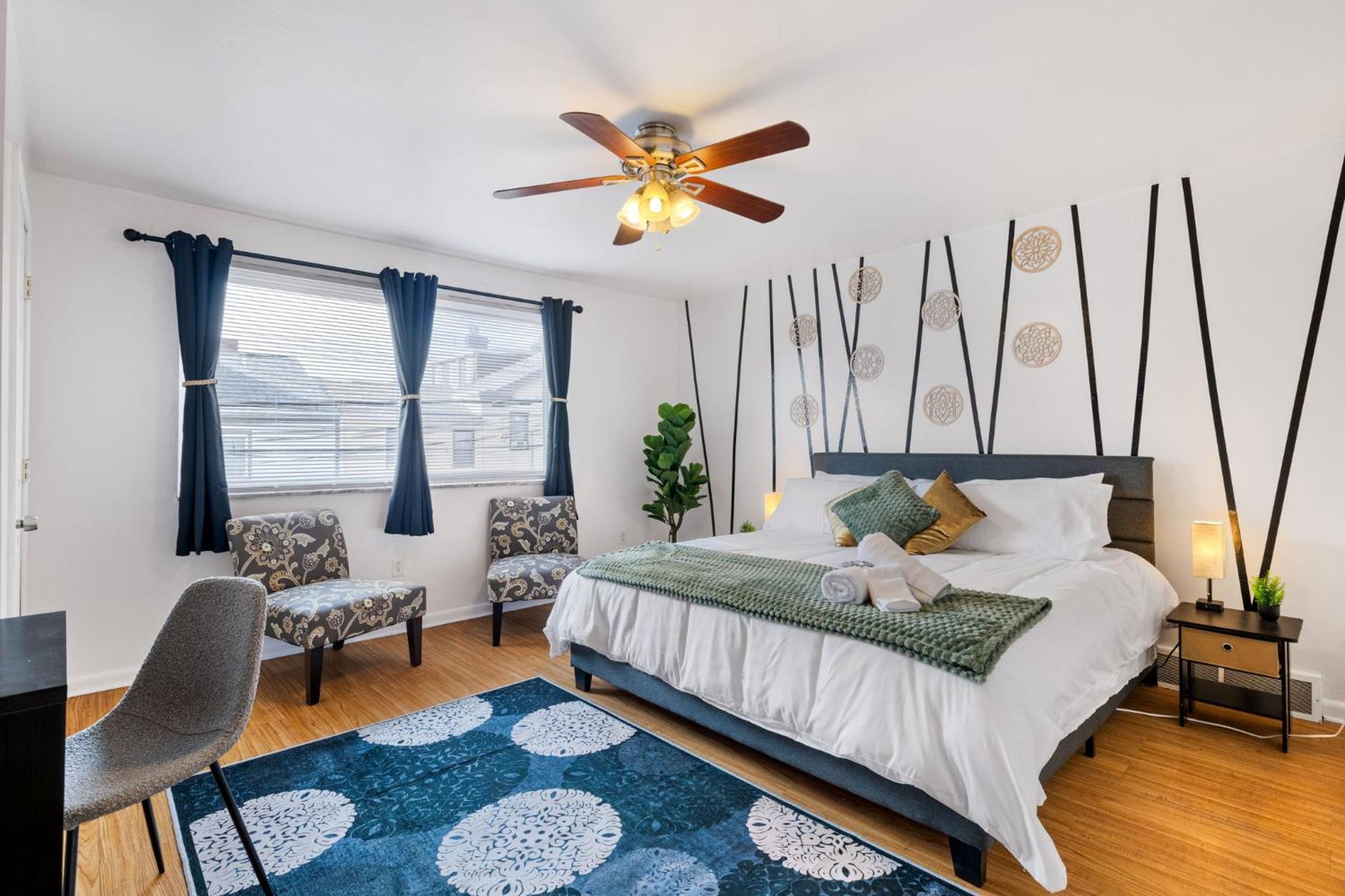Casa de férias 5bdrm 10bd With King Bbq Patio 1 Min Walk Carson St